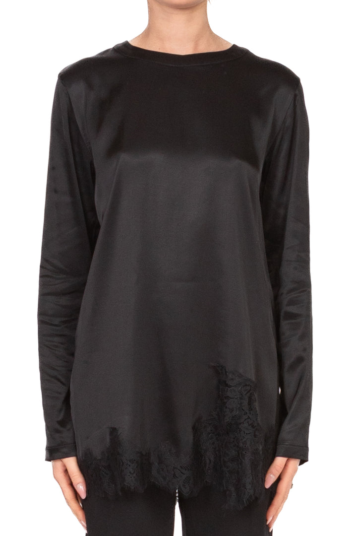 Tensione In - T-shirt satin con pizzo Art. 38141