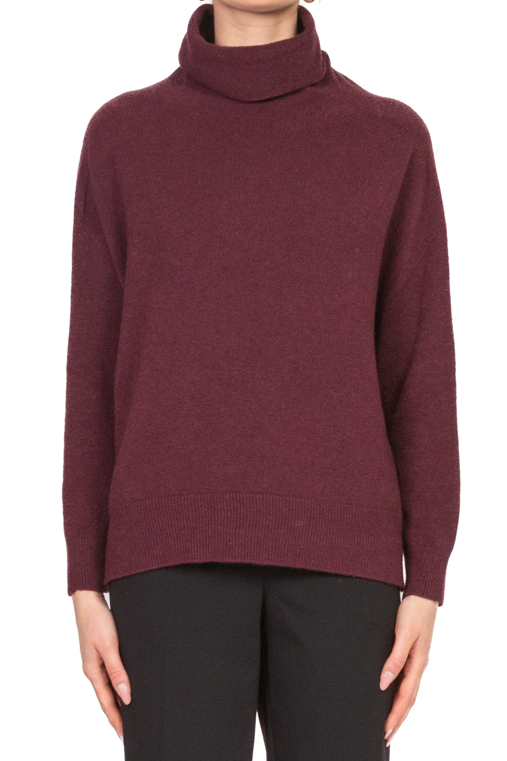 Kontatto - Maglia collo alto con spacchi Art. FA101N