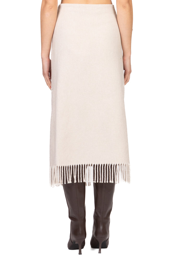 Tensione In - Gonna portafoglio spigata con frange Art. 38151