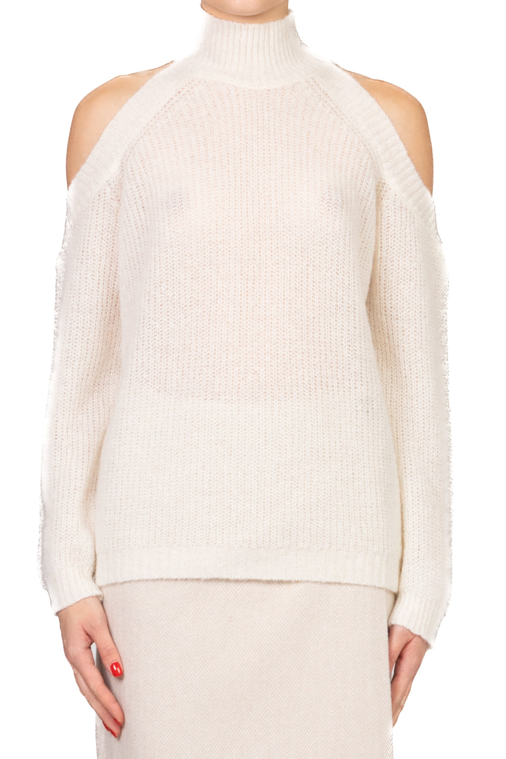 Tensione In - Maglia cut out mezzo collo Art. D70104