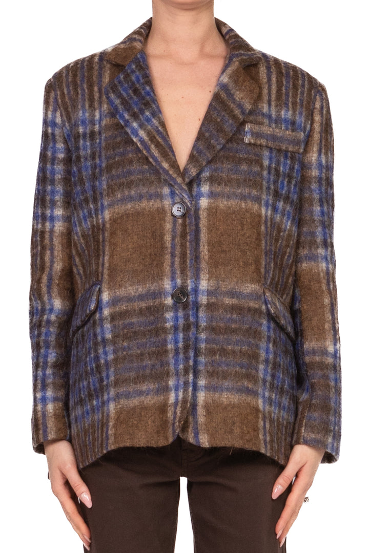 Tensione In - Giacca over check Art. 26B1581