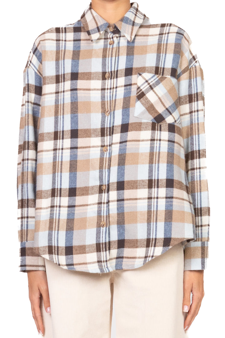 Tensione In - Camicia over check flanella Art. 26C1623