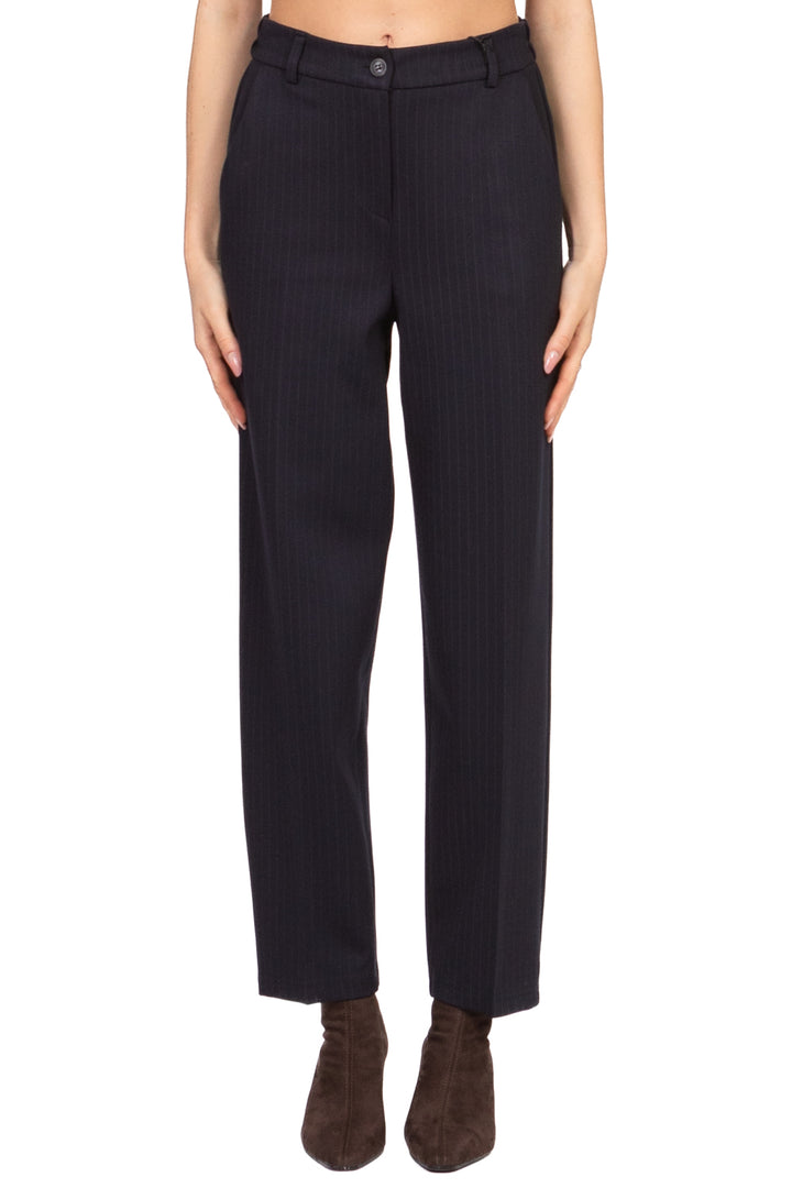 Tensione In - Pantalone sigaretta gessato Art. 26P1633