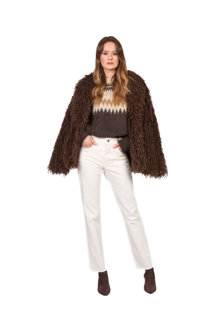 Tensione In - Maglia fantasia con lurex Art. D81326