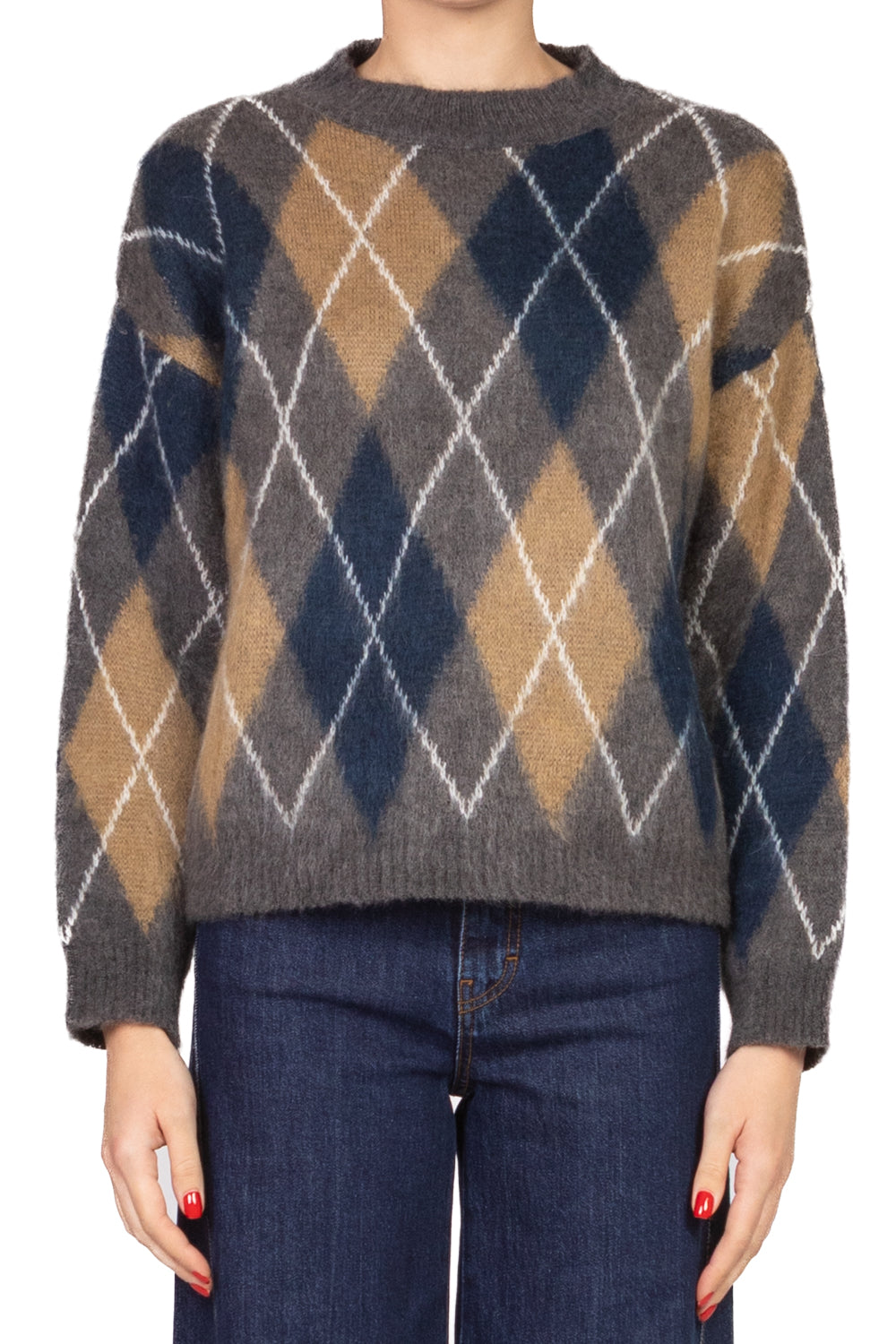 Tensione In - Maglia rombi misto mohair Art. D82048