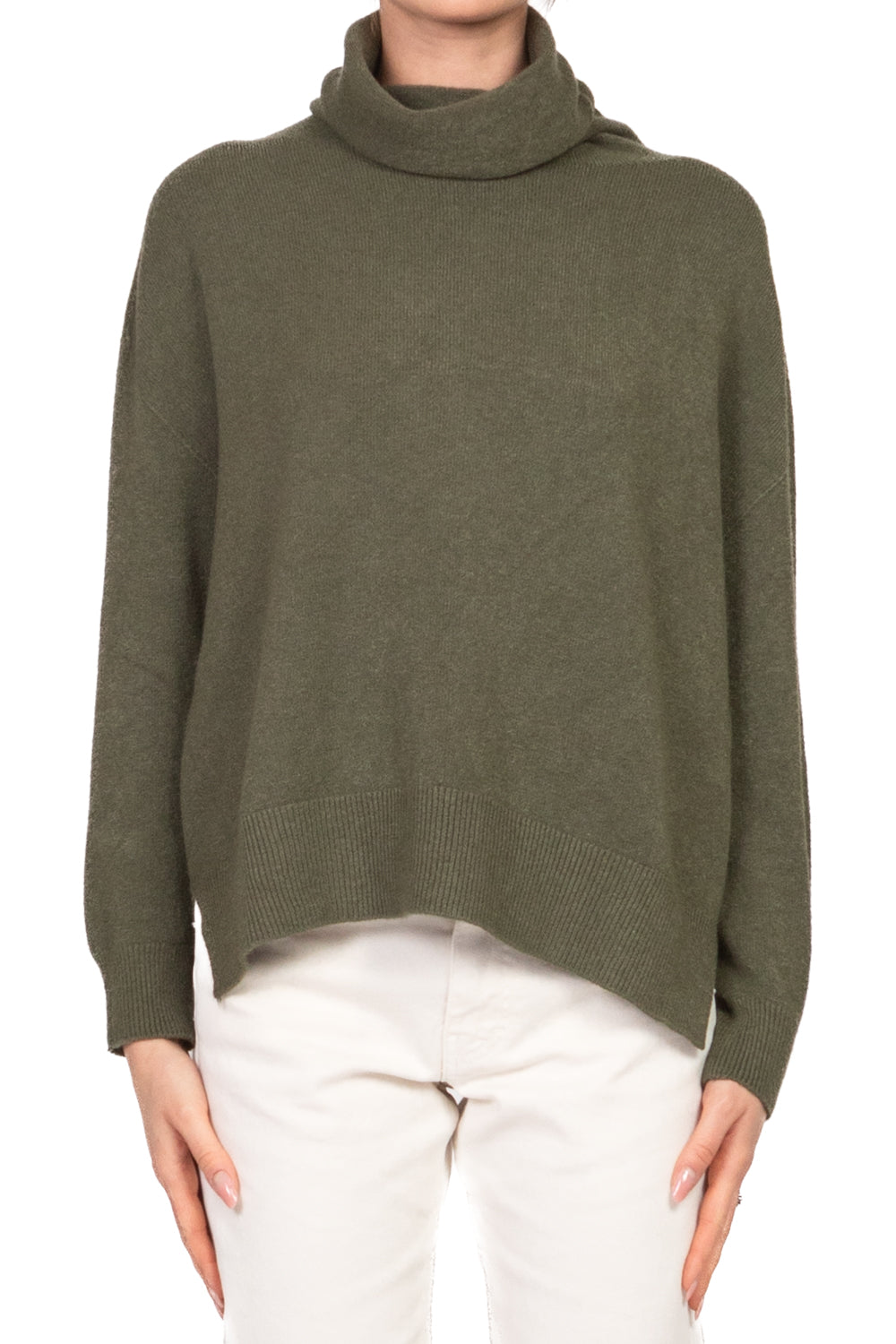 Kontatto - Maglia collo alto con spacchi Art. FA101N