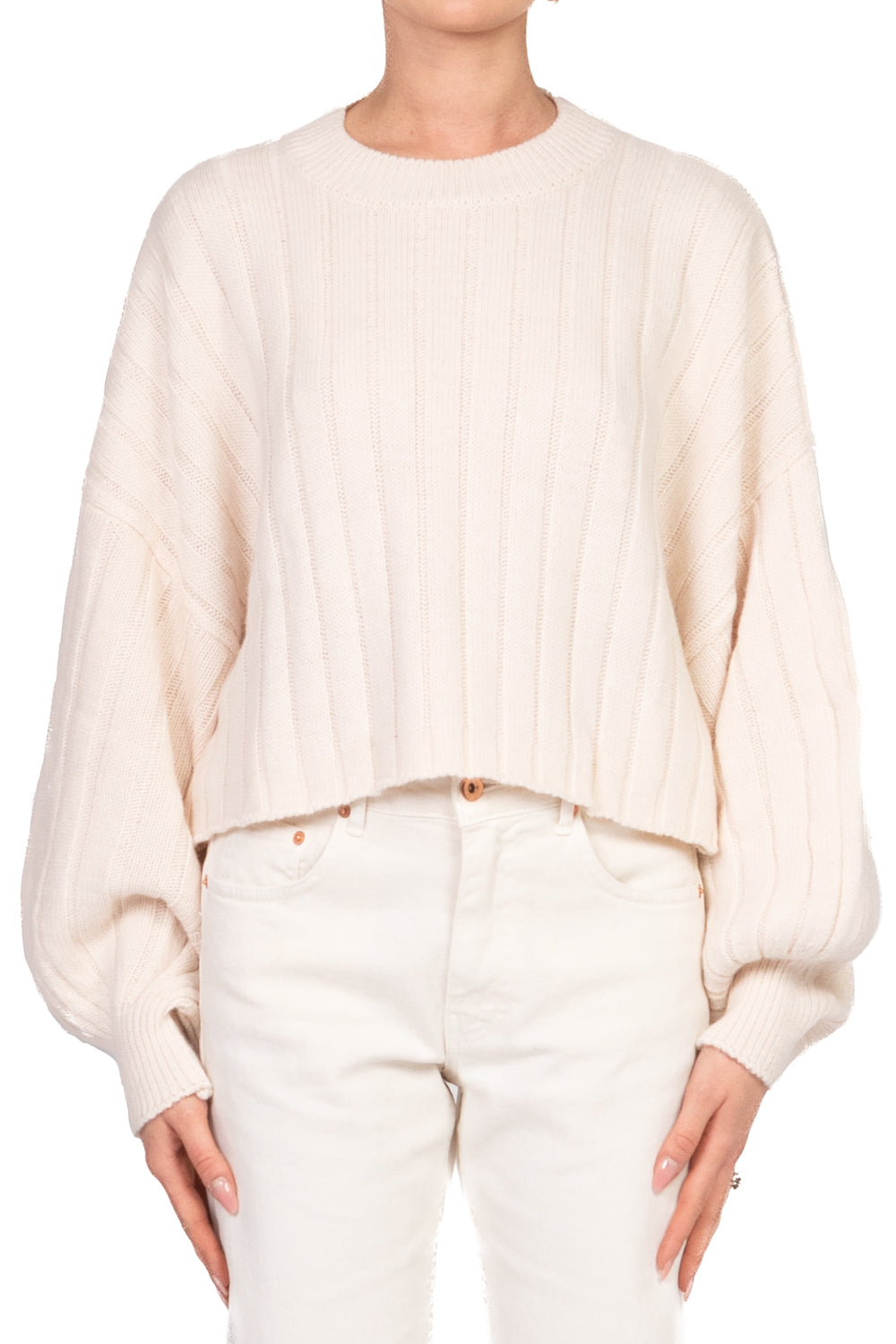 Have One - Maglia crop manica palloncino Art. MHO-P312