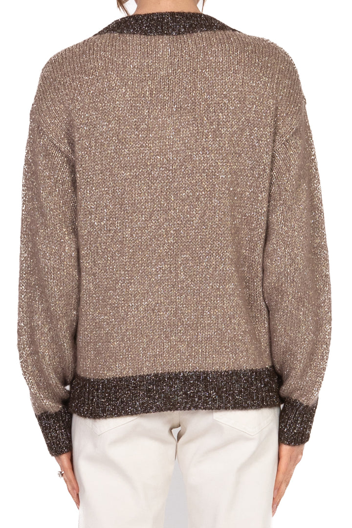 Tensione In - Maglia lurex bicolor Art. D80587