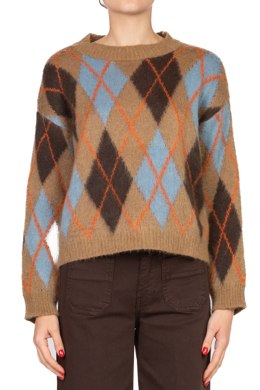 Tensione In - Maglia rombi misto mohair Art. D82048