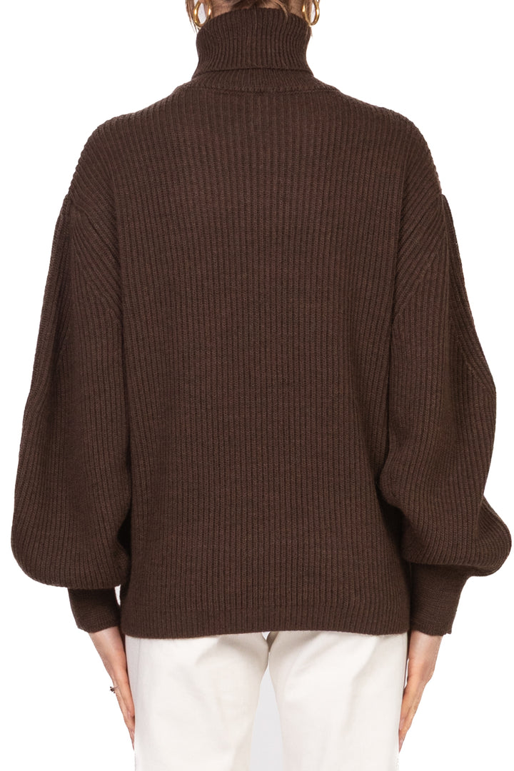 Tensione In - Maglia collo alto manica palloncino Art. W5HMJ46A400AT