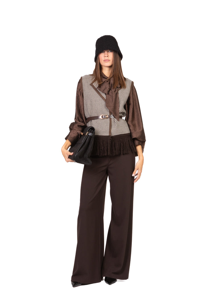 Tensione In - Blusa goffrata con fiocco Art. 26C1636