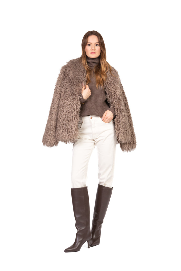 Tensione In - Maglia collo alto manica palloncino Art. W5HMJ46A400AT