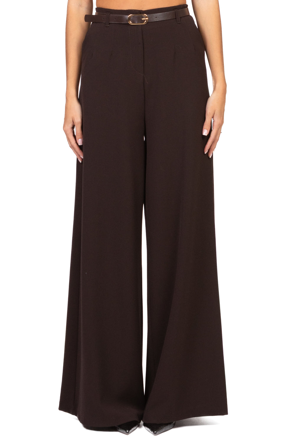 Imperial - Pantalone palazzo con cintura Art. P8B2KFV