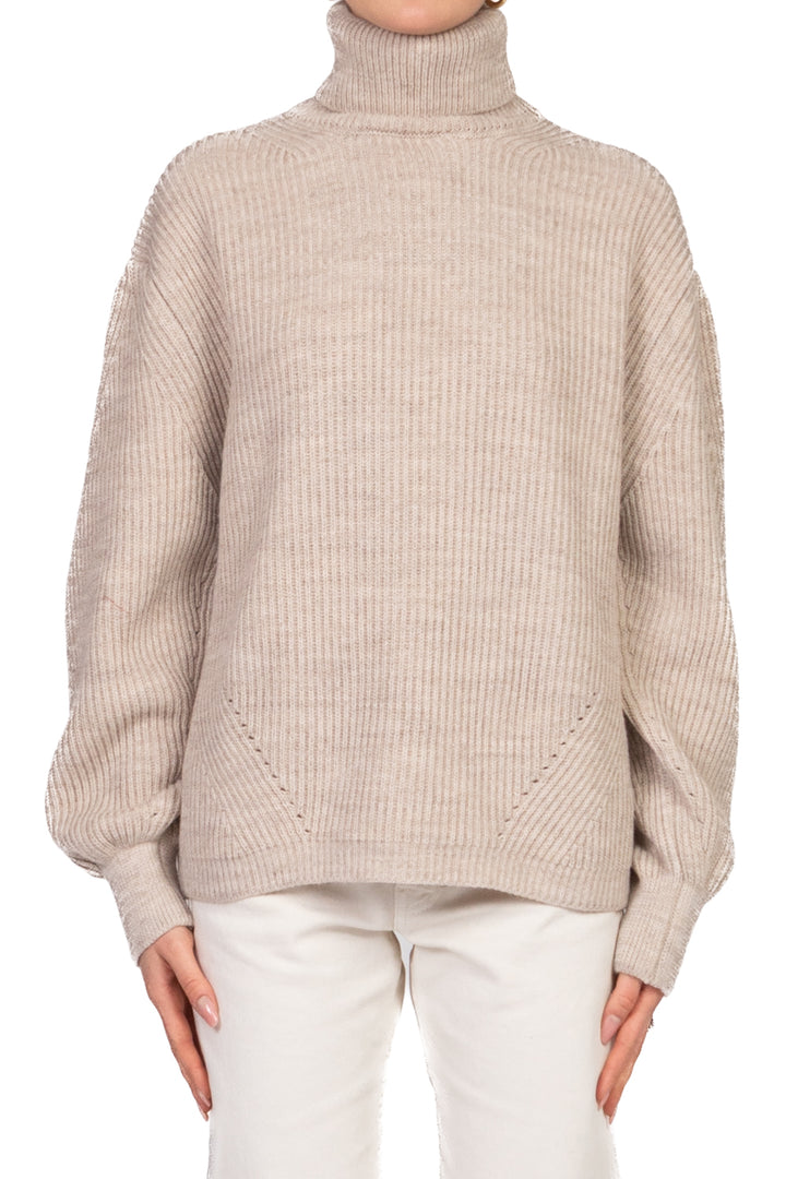 Tensione In - Maglia collo alto manica palloncino Art. W5HMJ46A400AT