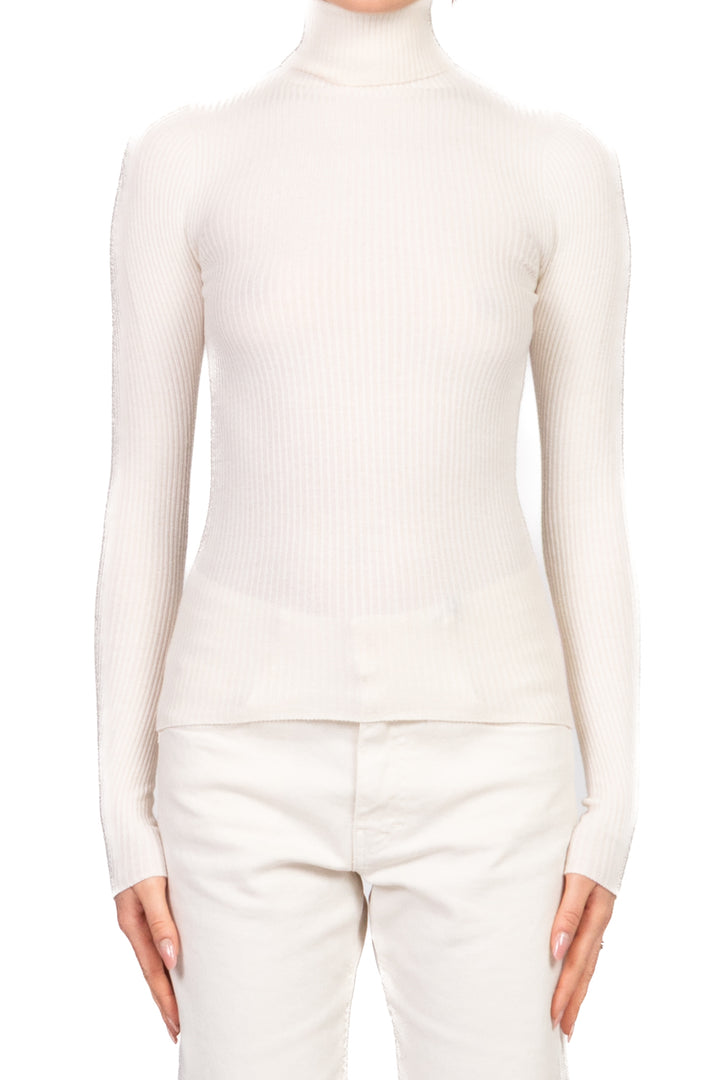 Vicolo - Maglia costine collo alto Art. 22219F