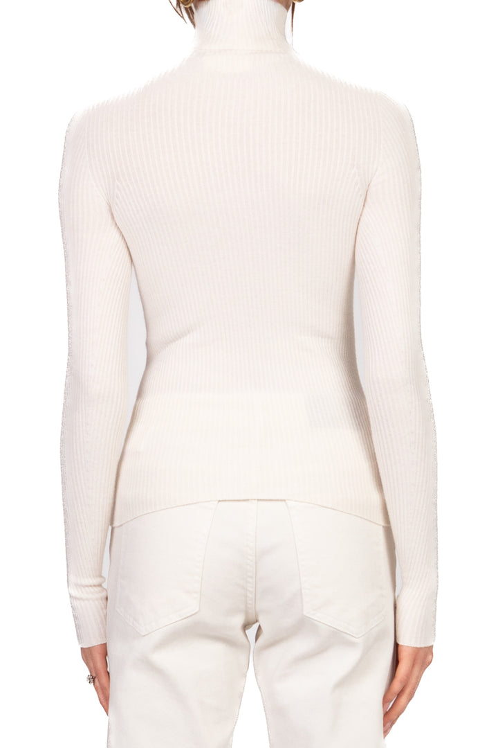 Vicolo - Maglia costine collo alto Art. 22219F