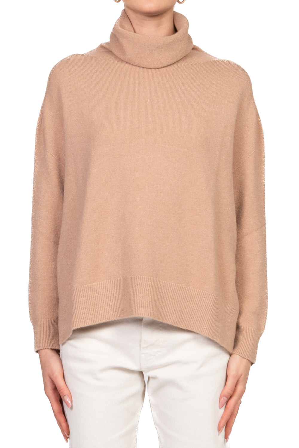 Kontatto - Maglia collo alto con spacchi Art. FA101N