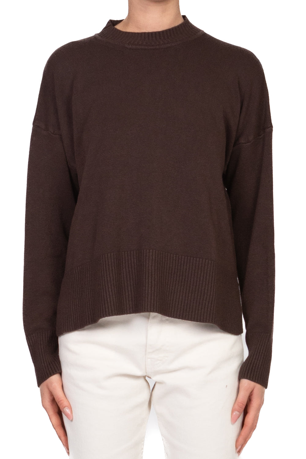 Vicolo - Maglia girocollo con spacchetti Art. 77341F