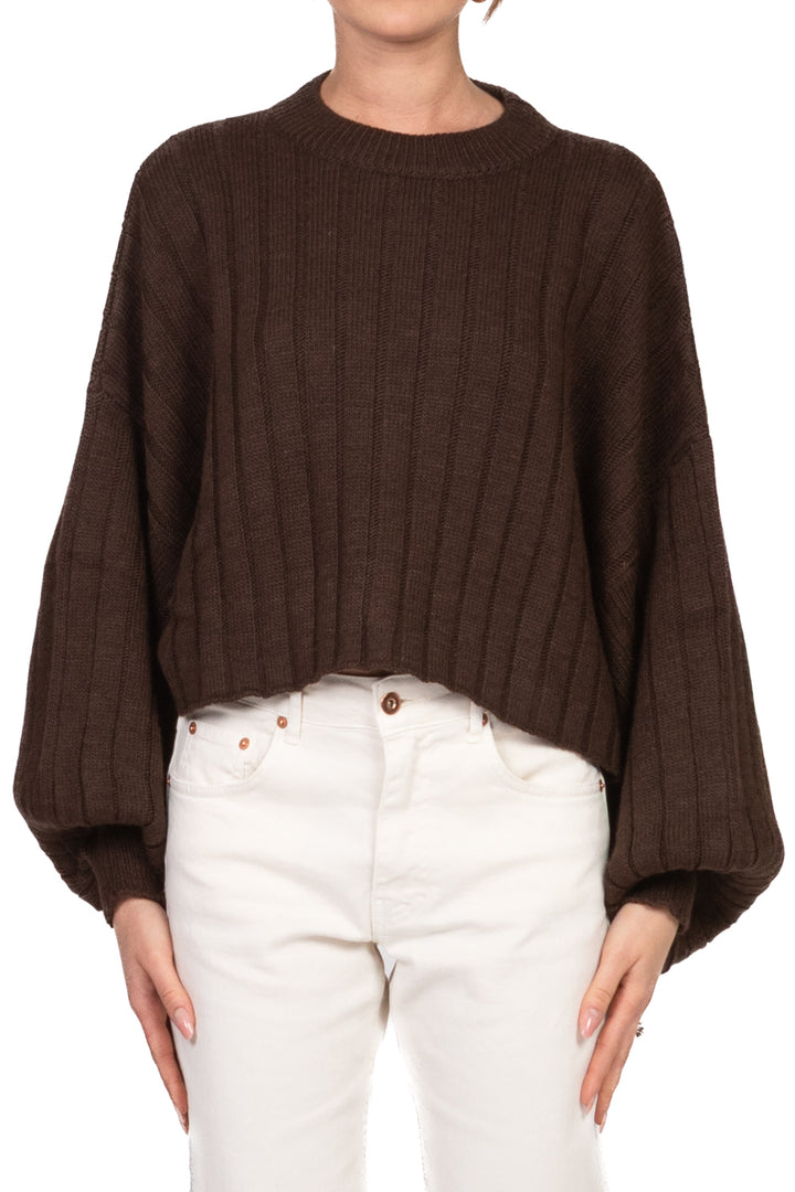 Have One - Maglia crop manica palloncino Art. MHO-P312