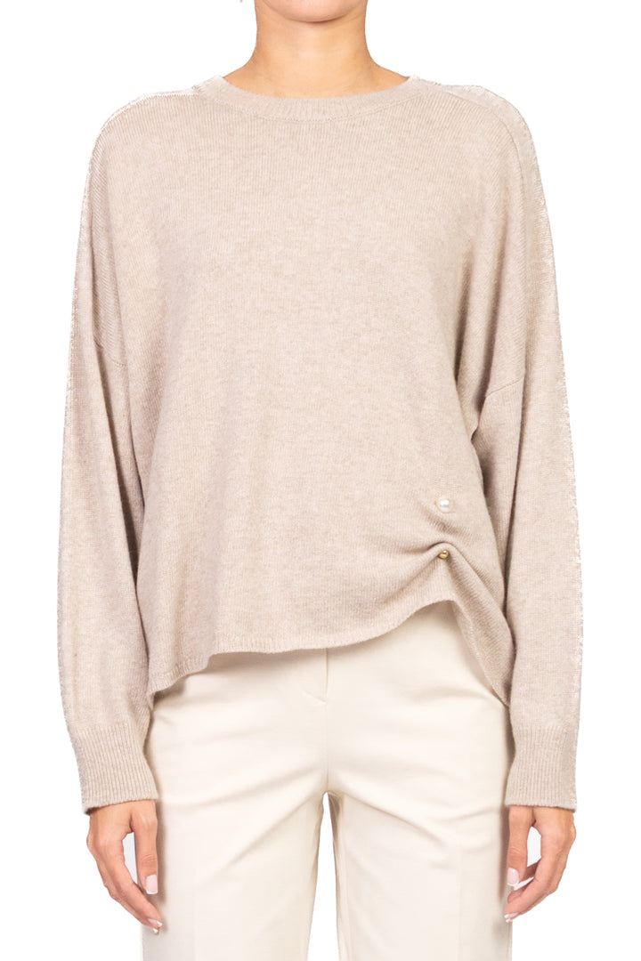 Vicolo - Maglia girocollo spilla perla Art. 77370F