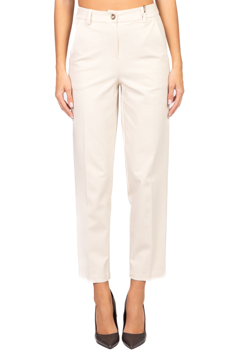 Tensione In - Pantalone sigaretta punto milano Art. 26P1621