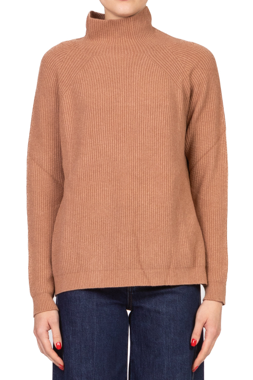 Kontatto - Maglia collo cratere spacco posteriore Art. 3M0850C