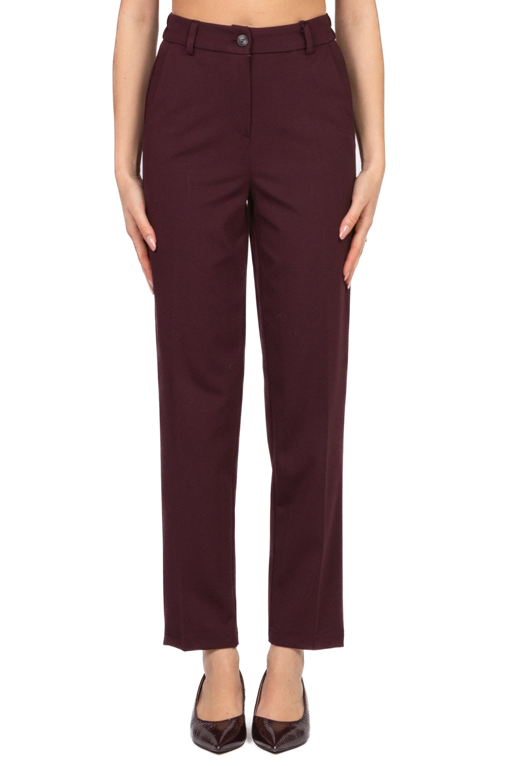 Tensione In - Pantalone sigaretta punto milano Art. 26P1621