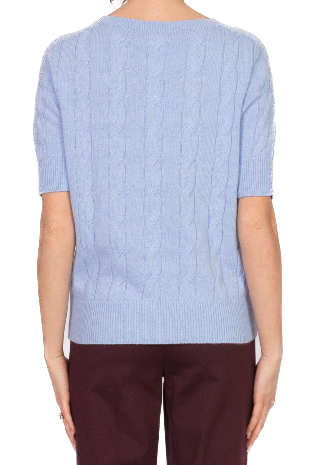 Vicolo - Maglia trecce mezza manica Art. 77323F