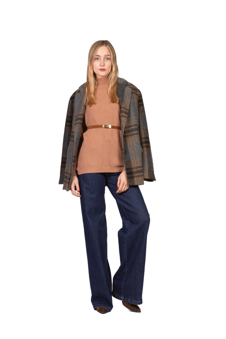 Kontatto - Maglia collo cratere spacco posteriore Art. 3M0850C