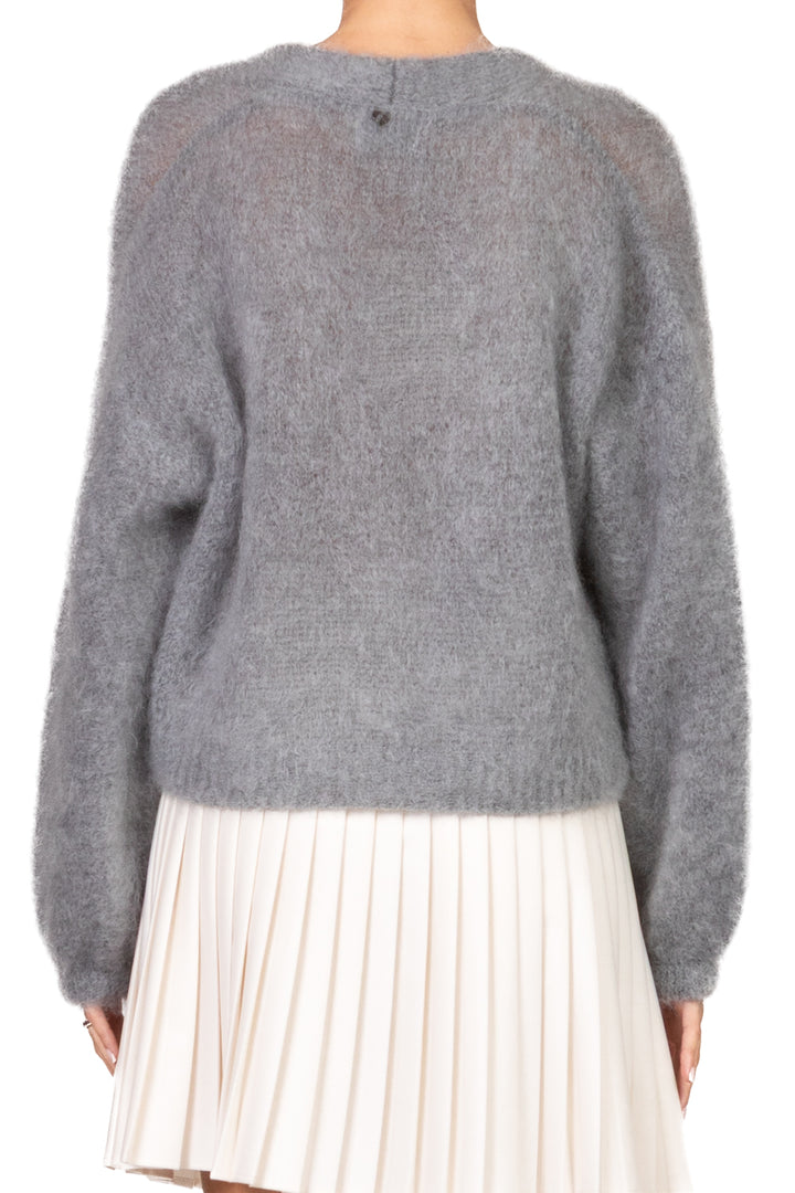 Dixie - Cardigan mohair chiusura asimmetrica Art. M277Y296