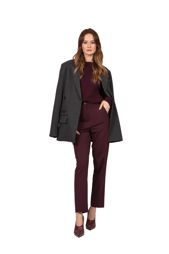 Angela Davis - Maglia girocollo in lana Art. RI9PA91