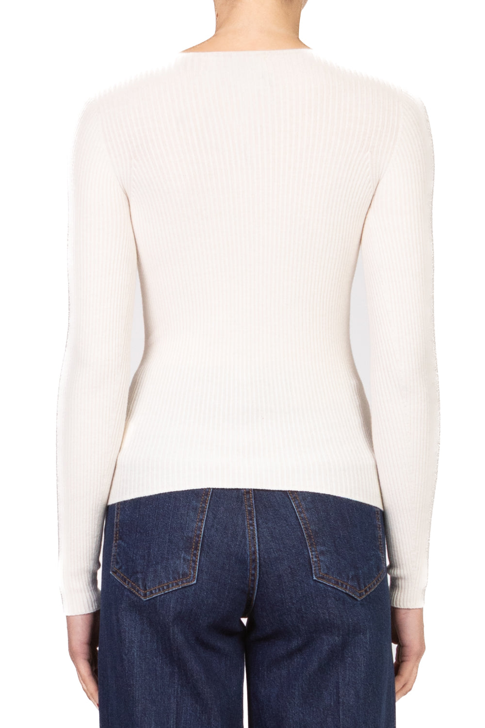 Vicolo - Maglia girocollo costine Art. 22218F