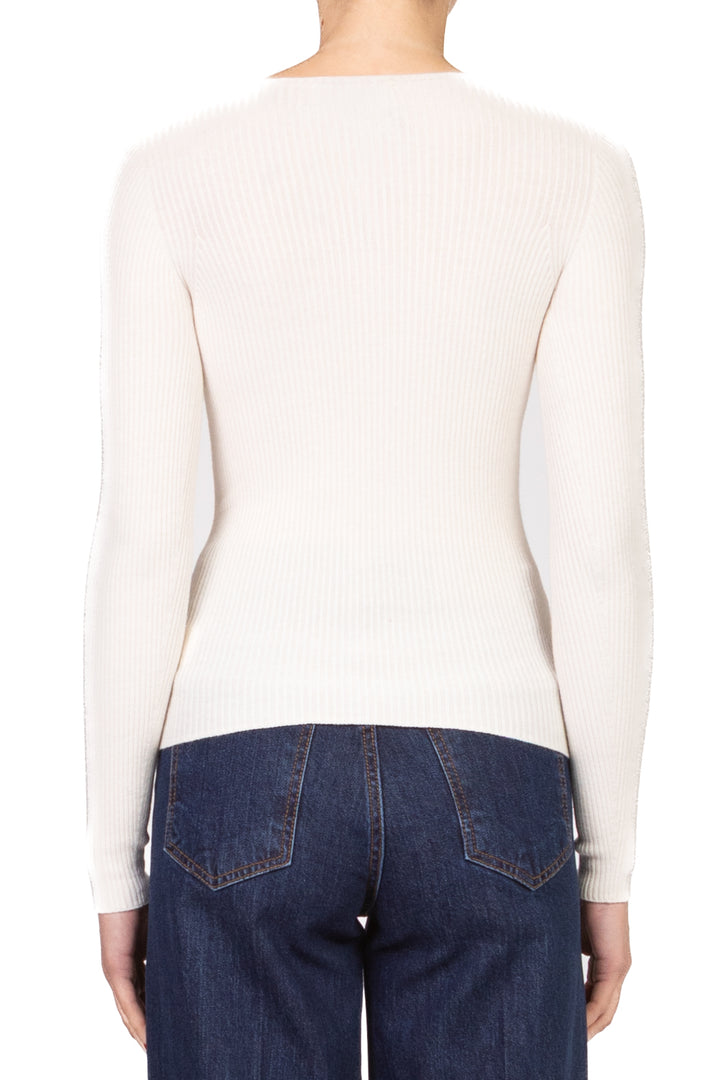 Vicolo - Maglia girocollo costine Art. 22218F