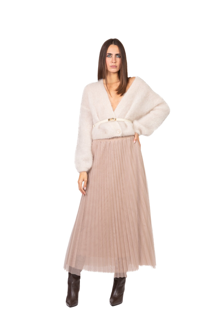 Dixie - Cardigan mohair chiusura asimmetrica Art. M277Y296