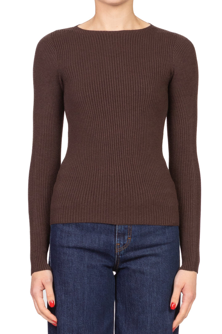 Vicolo - Maglia girocollo costine Art. 22218F