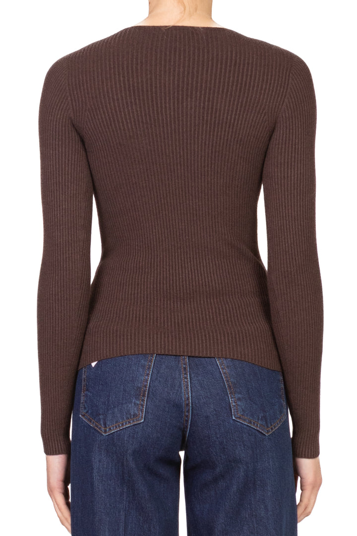 Vicolo - Maglia girocollo costine Art. 22218F