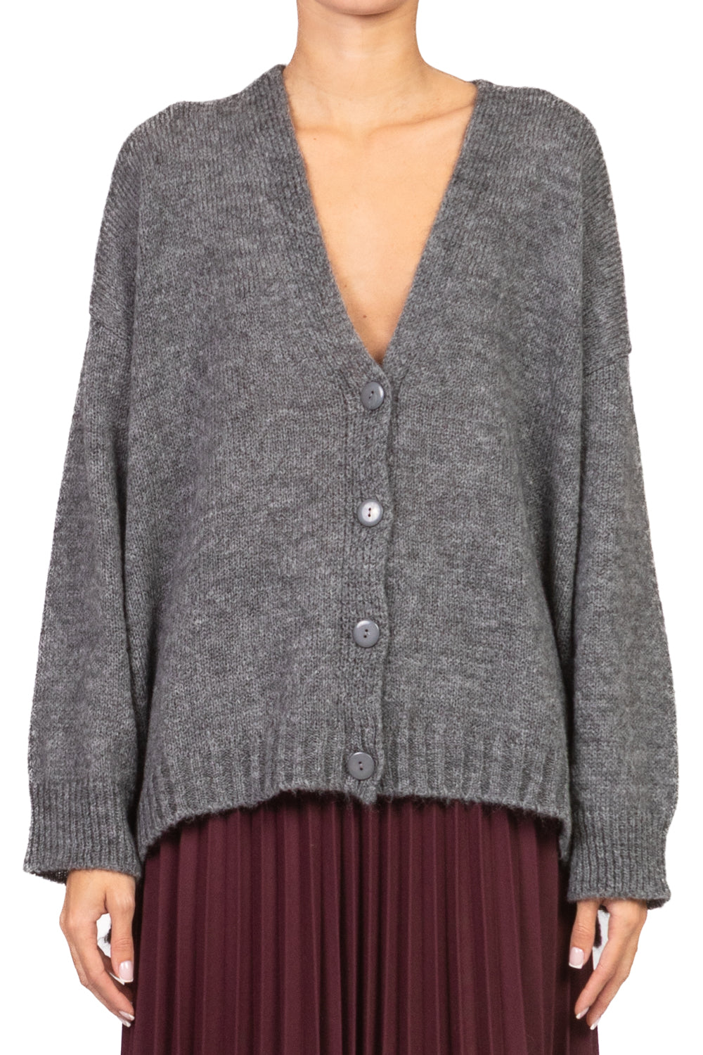 Kontatto - Cardigan over in mohair Art. 3M1091NI