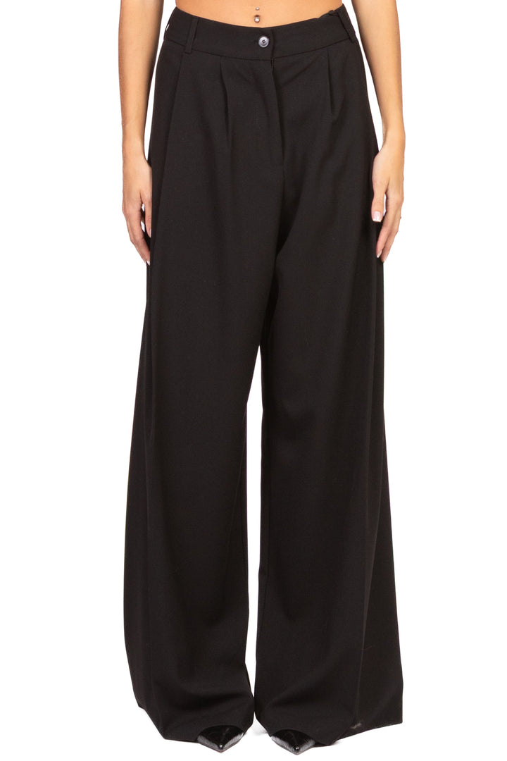 Vicolo - Pantalone palazzo con pinces Art. TF1568