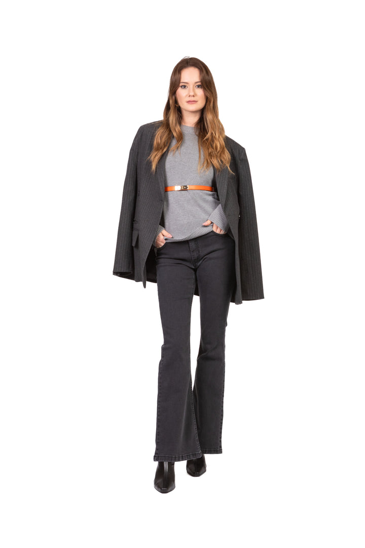 Vicolo - Maglia girocollo con spacchetti Art. 77341F