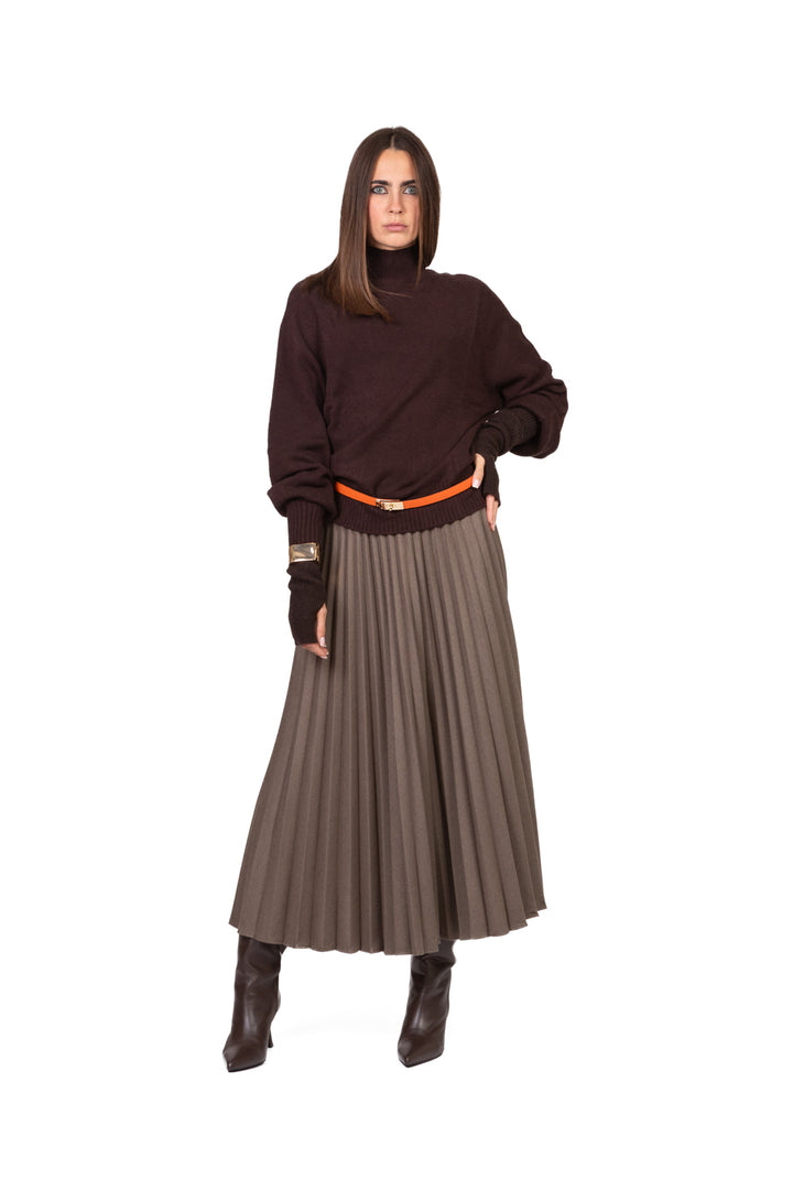 Kontatto - Maglia mezzo collo manica palloncino Art. 3M0837C