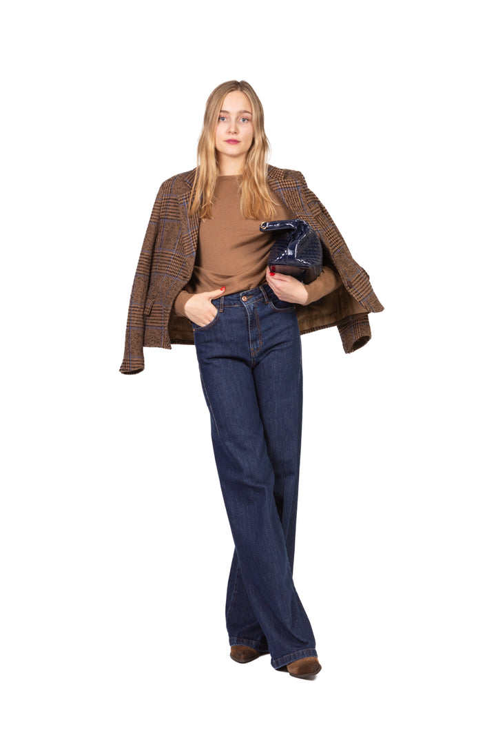 Angela Davis - Maglia girocollo in lana Art. RI9PA91