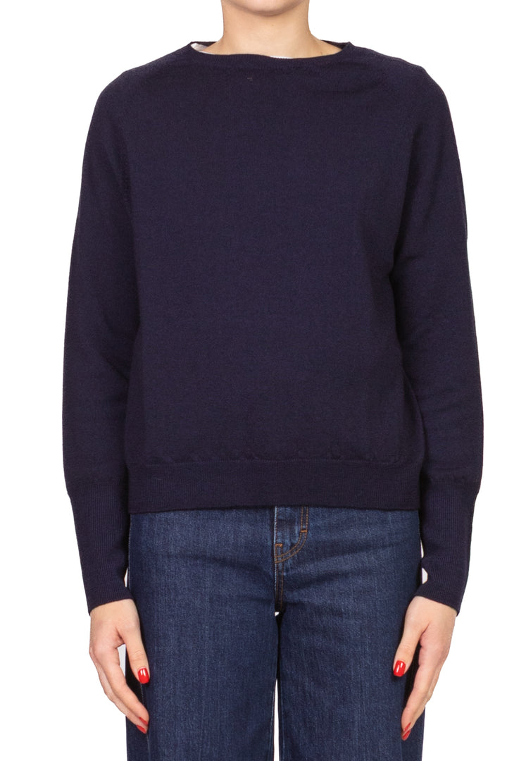 Angela Davis - Maglia girocollo in lana Art. RI9PA91