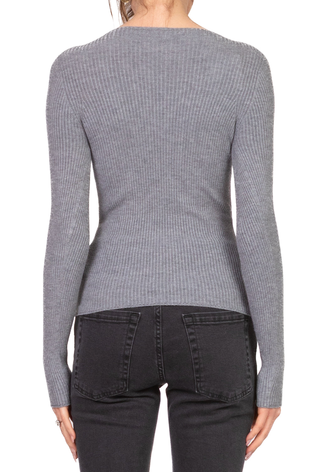 Vicolo - Maglia girocollo costine Art. 22218F