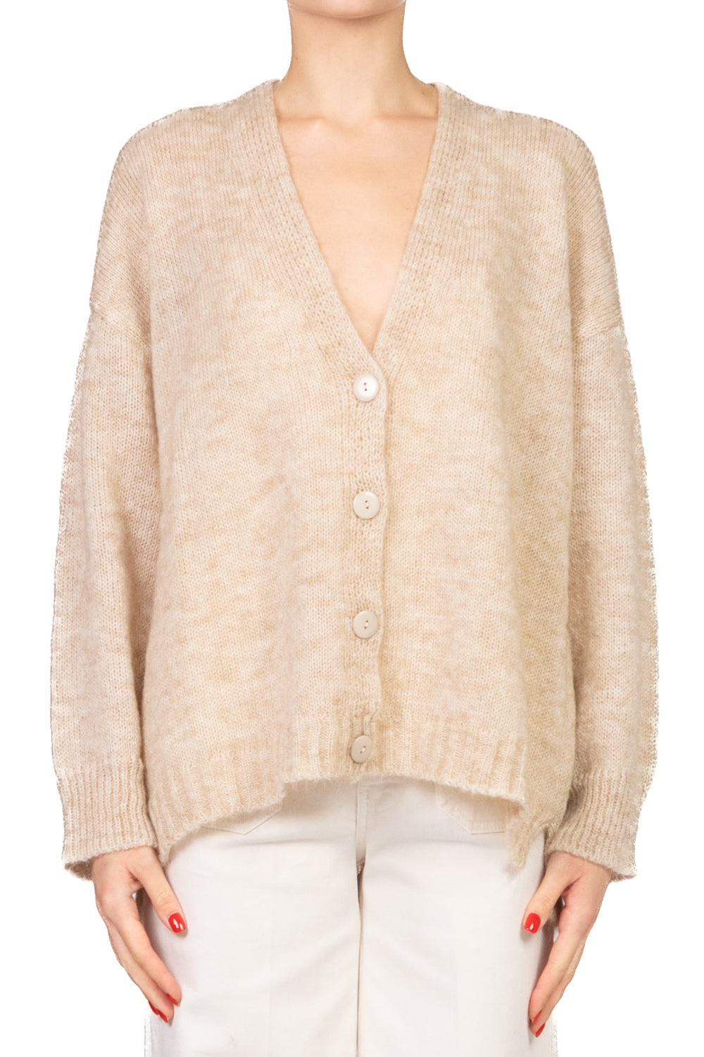 Kontatto - Cardigan over in mohair Art. 3M1091NI