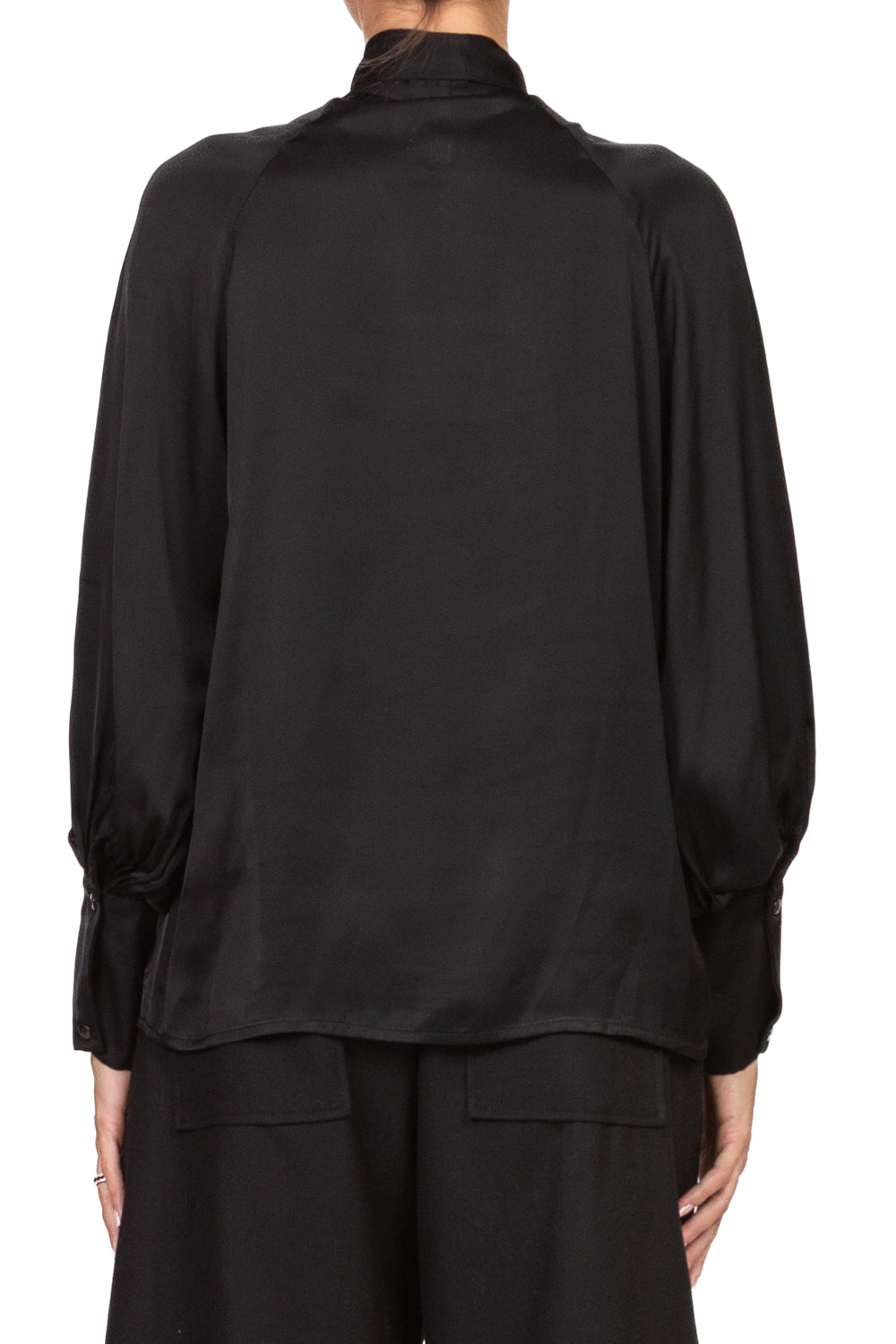 Tensione In - Camicia satin con fiocco Art. 26C1653