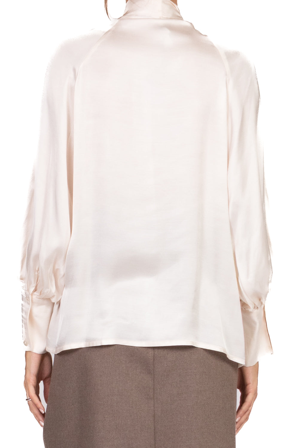 Tensione In - Camicia satin con fiocco Art. 26C1653