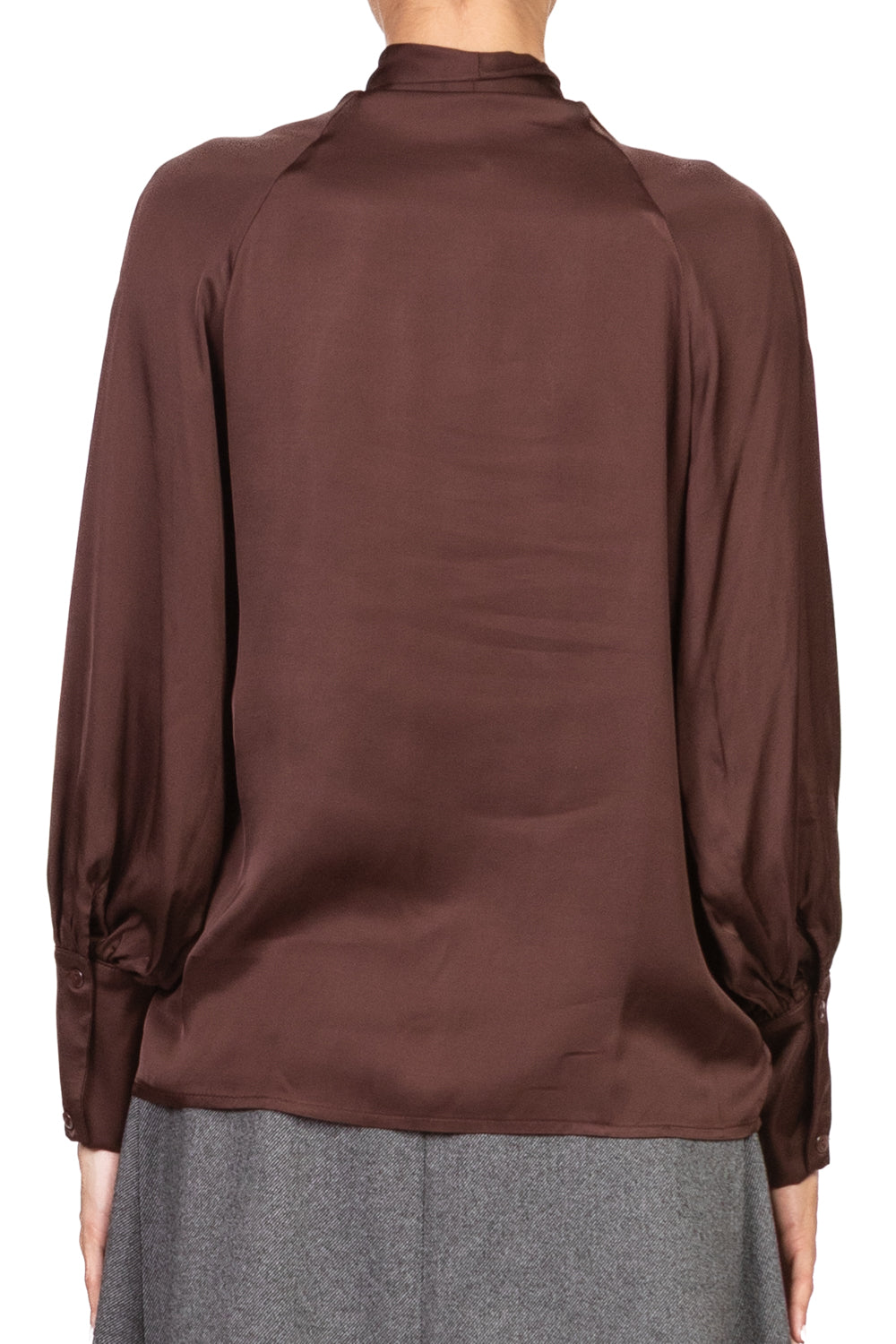 Tensione In - Camicia satin con fiocco Art. 26C1653