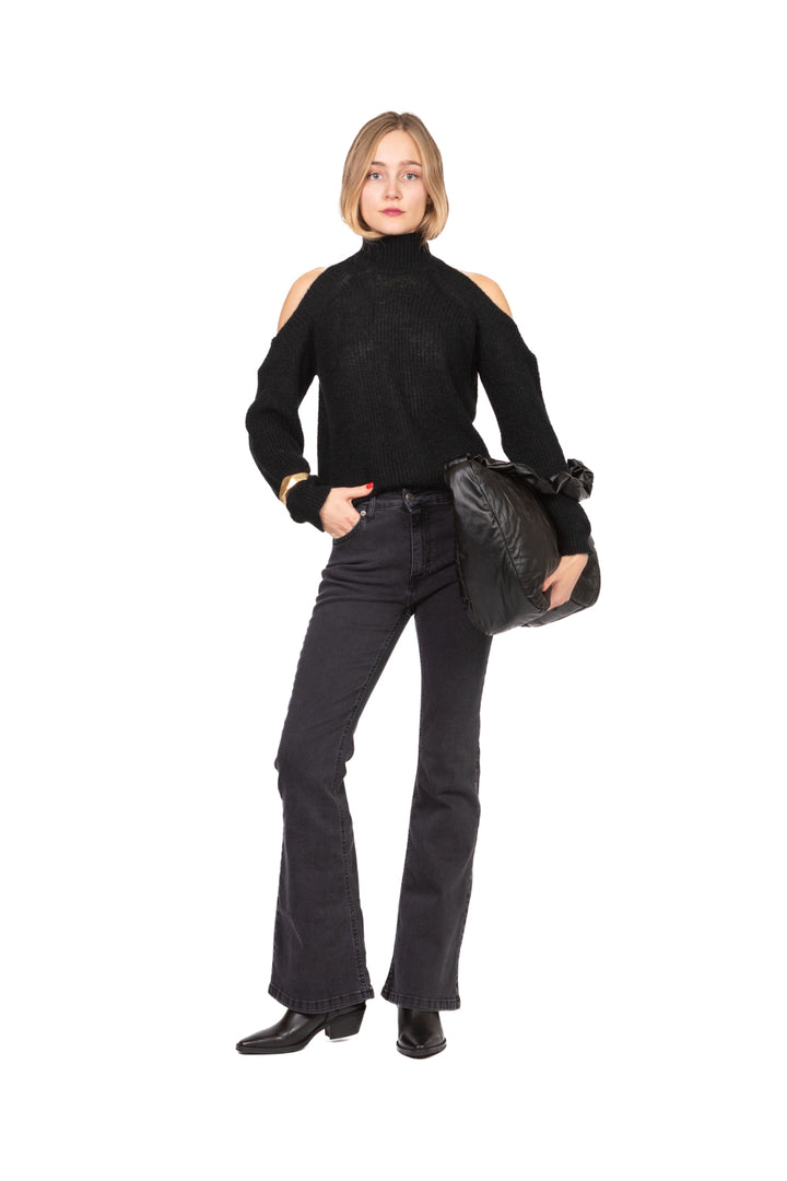 Tensione In - Maglia cut out mezzo collo Art. D70104