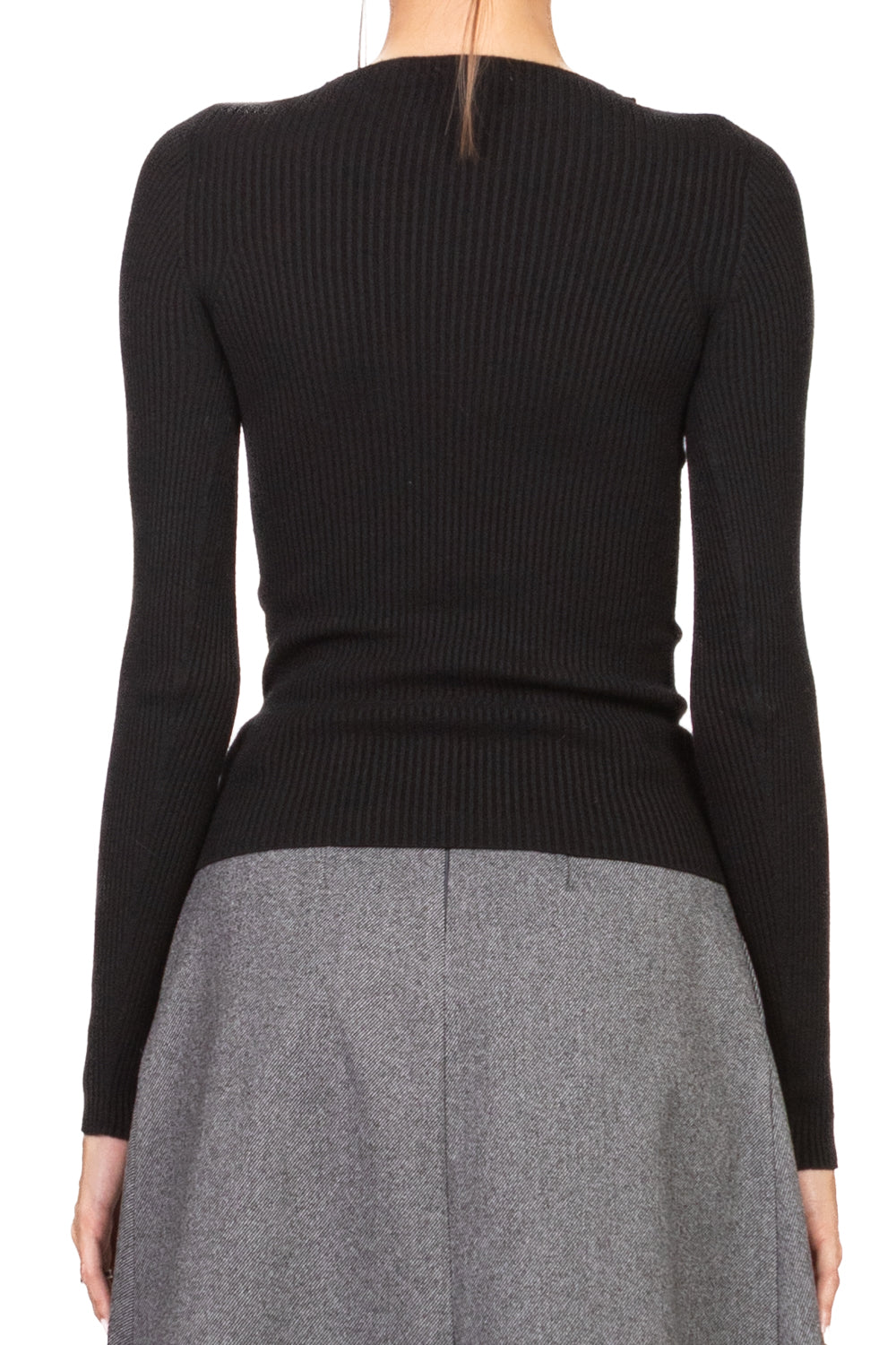 Vicolo - Maglia girocollo costine Art. 22218F