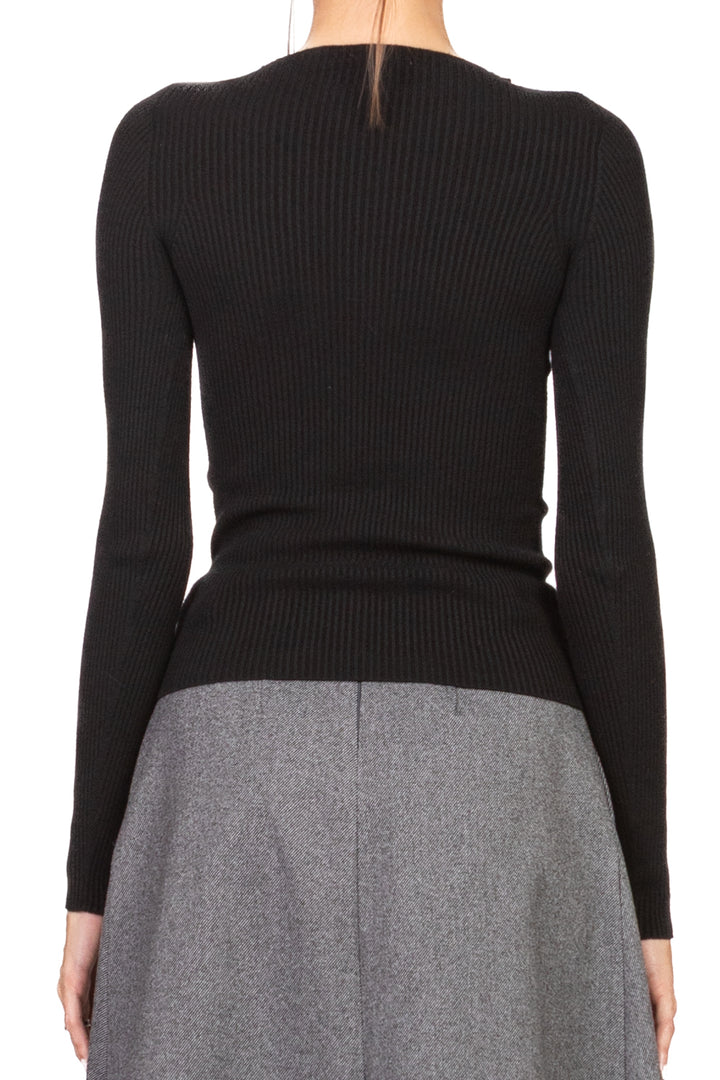 Vicolo - Maglia girocollo costine Art. 22218F